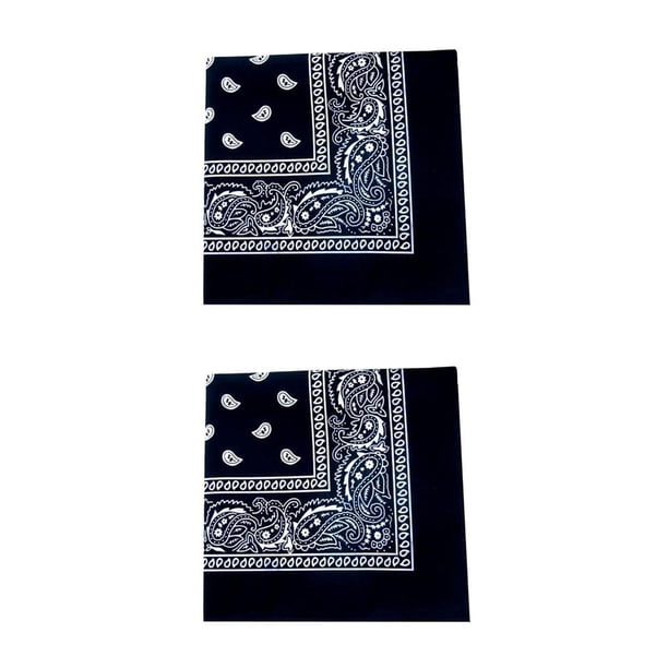 Injueey Bandana pañuelo Unisex Hip Hop Banda para el cabello negra Pañuelo para el cuello Sombreros deportivos Muñequeras Cabeza Bufandas cuadradas Type4 NO4 Injueey CBP119274