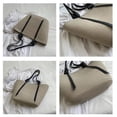 thumbnail image 3 of Nvzi Bolso de hombro tejido, bolso de mano tejido y bolso de cosméticos, bolsos de mano tejidos elegantes para playa de verano 17,32 x 4,72 x 11,02 pulgadas - D, 3 of 4
