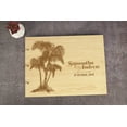 thumbnail image 4 of Darling Souvenir Personalized Engraved Laser Cut Wedding Guest Book Wooden Cover Sign-in Book Registry Guestbook Scrapbook-TG, 4 of 7