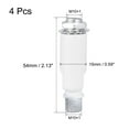 thumbnail image 2 of Uxcell Sloped Ceiling Adapter 180 Degree Swivel M10 Thread for Chandelier White 4 Pack, 2 of 5