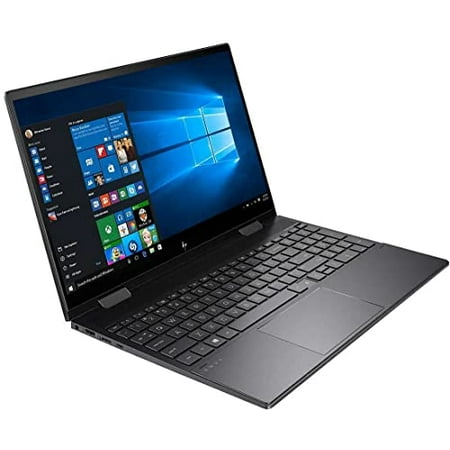 HP Envy x360 2-in-1 Laptop, 15.6 in FHD Touchscreen, AMD Ryzen 7 5700U, 12GB RAM, 512GB NVMe SSD, Backlit Keyboard, Windows 10 Home, Black, 15-ee1083cl