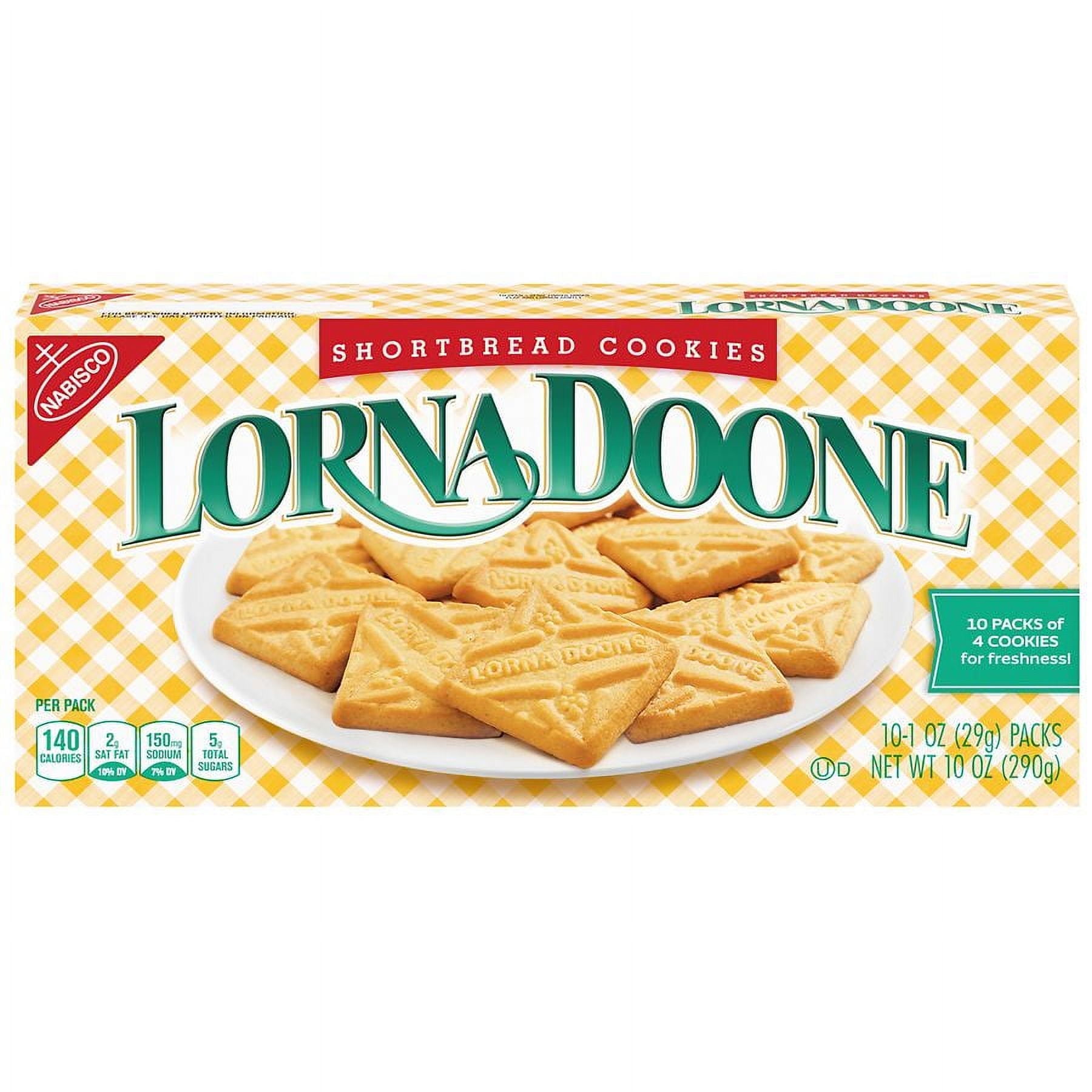 Lorna Doone Shortbread Cookies 10 oz Pack of 2