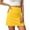 Yellow, variant on Women's Athletic Skirt, High Waist Solid Color for Running Tennis Workout, Lightweight Comfortable Summer Skort for Sports