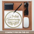 thumbnail image 4 of 3dRose, Gift For 34th Anniversary - Gold Text For Celebrating Wedding Anniversaries - 34 Years Married Together, MousePad, 4 of 7