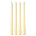 Mainstays Unscented Taper Candle, Ivory, 10 in, 4 Count