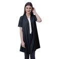 thumbnail image 1 of Moomaya Womens Half Sleeve Shrug Open Front Long Cardigan Lightweight Summer Fit, 1 of 7