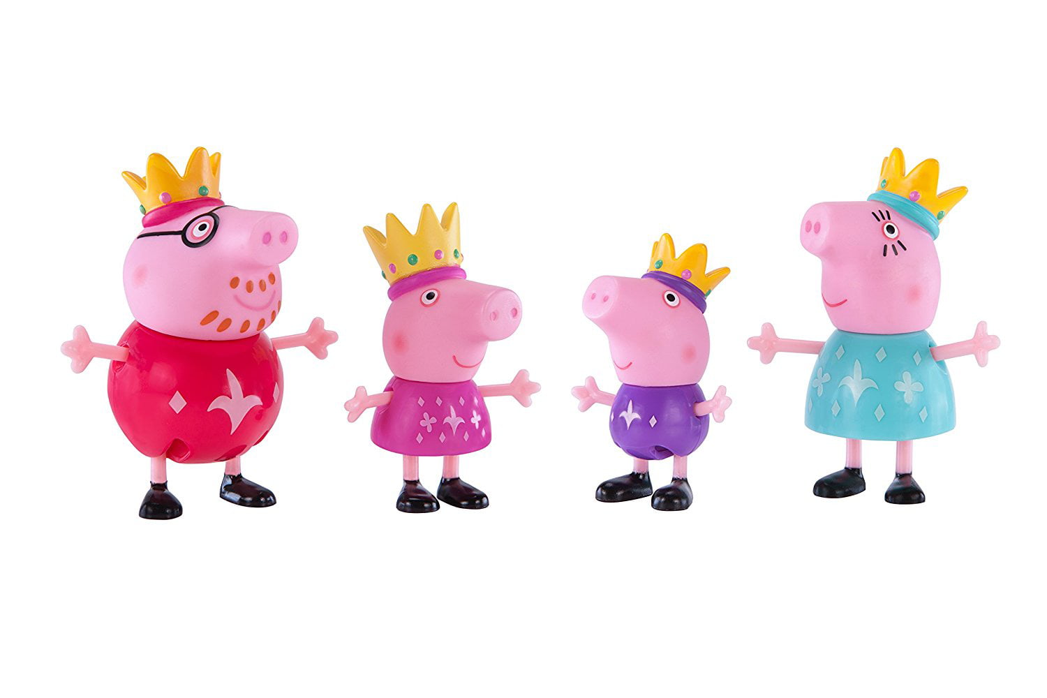 Details about   NEW Peppa Pig and Family 3" Figure Playset Peppa George Daddy Mommy 