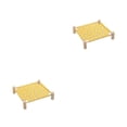 thumbnail image 2 of Greeniant Cama para perros de tela de transpirable - A prueba de humedad para descansar Cama para mascotas desmontable y lavable Type5 NO5, 2 of 6