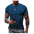 thumbnail image 1 of Nouveau T-Shirt d'Été Mode Personnalité Impression 3D pour Hommes Manches Courtes Décontracté Confortable Classique Rétro Col Rond Grande Taille, 1 of 5