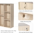 thumbnail image 7 of Jpiziso 9 Cube Storage Organizer 35.98" x 9.45" x 35.91" Bookcases with Closed Back for Home Office, Living Room, Bed Room White Oak, 7 of 7