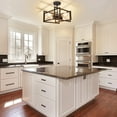thumbnail image 5 of 4-Light Semi Flush Mount Ceiling Light Fixtures Industrial Metal Cage Ceiling Lamp Fixtures Flush Mount Ceiling Lighting for Hallway Porch Kitchen Bathroom, 5 of 12