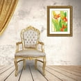thumbnail image 3 of OToole, Tim 12x14 Gold Ornate Wood Framed with Double Matting Museum Art Print Titled - Watercolor Tropical Flowers III, 3 of 4