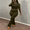 Army Green, variant on Women's Round Neck All-Over Print Casual Matching Set - Comfortable and Stylish Women's Clothing