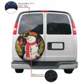 thumbnail image 4 of KAKALAD Christmas Snowman Bird Flower 01 Spare Tire Cover Universal Vehicle Accessories Buckle Car Tools 17”in, 4 of 6