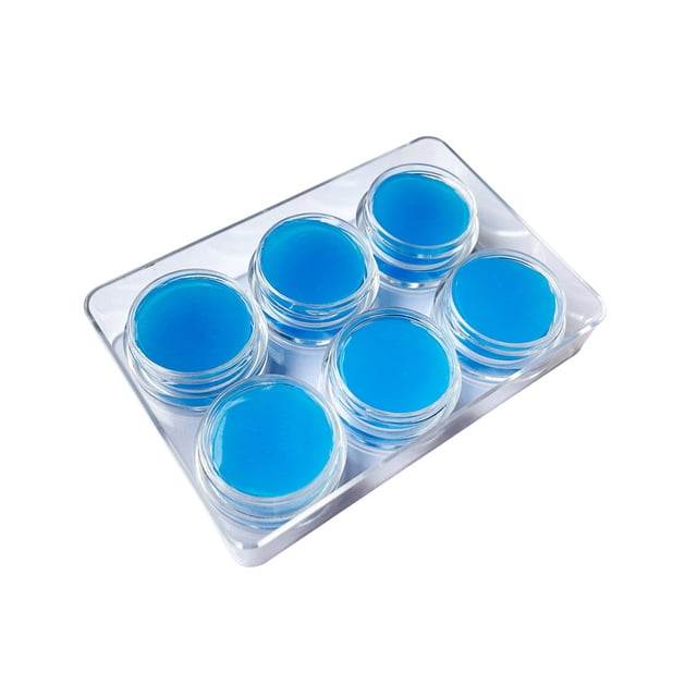 Toystoory 6/12 Uds pegamento arcilla herramientas diamante pintura punto de cruz cuentas accesorios diamante pintura punto perforación pegamento arcilla Artesanía 6 botellas azul Toystoory HA002652-02
