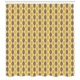 thumbnail image 3 of Ambesonne Vintage Shower Curtain, Oval Shapes Retro Colors, 69"Wx84"L, Eggshell Mustard, 3 of 3