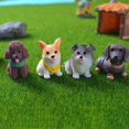 thumbnail image 3 of 12 Pcs Mini Figurines de Chien Ensemble de Jeu Figurines Réalistes Mini Chiot Jouet Animal, 3 of 3
