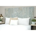 thumbnail image 3 of Barn Walls Handcrafted Floating Hanger Solid Wood Headboard, Blue Powderwash, King, 3 of 11