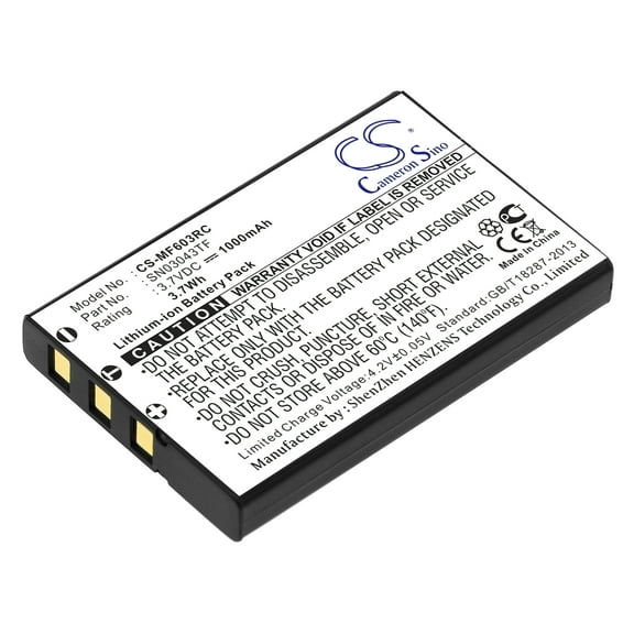 Battery for Nevo HK-NP60-850 One For All SN03043TF URC 11-8603 8603 Xsight Touch