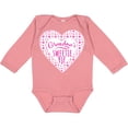 thumbnail image 3 of Inktastic Grandma's Sweetie Pie with Pink Hearts Boys or Girls Long Sleeve Baby Bodysuit, 3 of 5