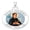 White Gold, variant on Picturesongold.Com Saint Gemma Galgani Medal - Color Round - 2/3 x 2/3 inch Size of Dime, Sterling Silver