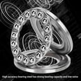 thumbnail image 1 of Practical Axial Thrust Ball Bearing, Convex Track Strong Load-Bearing Capacity Axial Thrust Ball Accessories, for Stamping 2Rs, 1 of 7