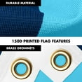 thumbnail image 4 of G128 Combo Pack: 6 Ft Tangle Free Aluminum Spinning Flagpole (Black) & Minnesota New Version MN State Flag | 3x5 Ft | LiteWeave Pro Series Printed 150D Polyester | Pole with Flag Included, 4 of 9