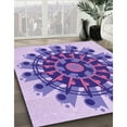thumbnail image 2 of Ahgly Company Indoor Rectangle Patterned Mauve Purple Area Rugs, 7' x 10', 2 of 6