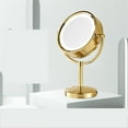 thumbnail image 4 of Makeup Mirror With LED Light European Style Beauty Mirror Mirror With Lights Personal Makeup Mirror Vanity Mirror With Lights ,Widely Use, 4 of 4