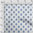thumbnail image 1 of oneOone Cotton Cambric Medium Blue Fabric Block Fabric For Sewing Printed Craft Fabric By The Yard 56 Inch Wide, 1 of 1