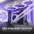 thumbnail image 6 of Osprey 240mm AIO CPU Cooler, Copper Radiator with 2400RPM Digital Display Pump, ARGB Fans, Leakproof Technology, PWM Control, CSM Utility App, Supports Intel LGA 1700/1200/115X & AMD AM5/AM4, White, 6 of 9