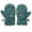Dark Green, variant on Kids Winter for Boys and Girls Insulated Mittens for Children Cold Weather Outdoor Play,Size:9cm/3.54''