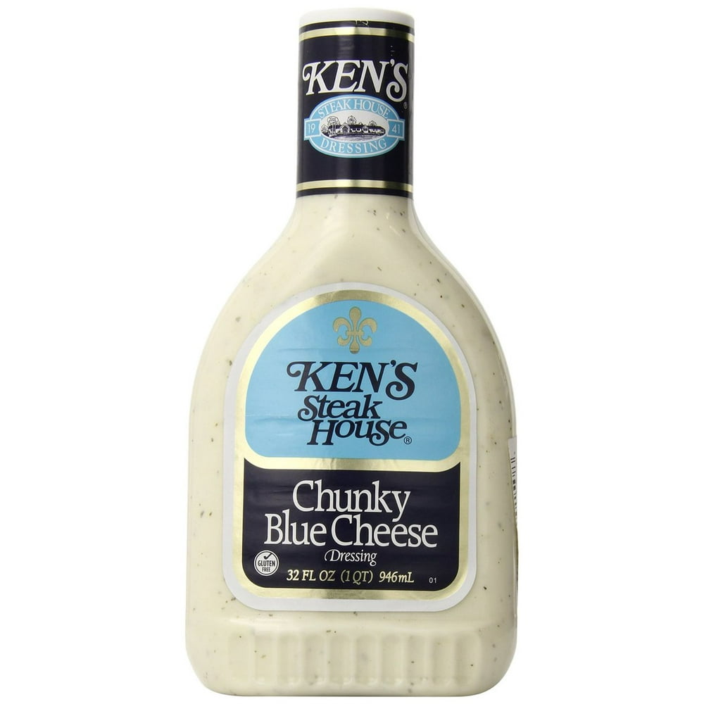 Ken's Steak House Chunky Blue Cheese Dressing, 32 Fluid Ounce Walmart