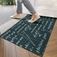 thumbnail image 4 of Math Equations Geometry Tools Green Pattern Door Rugs,Washable Non Slip Door Mats Indoor,Decorative Door Mats,Entry Mat Indoor for Entrance,Bedroom,Kitchen,Bathroom,17"x30", 4 of 6