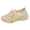 Beige, variant on HEWUQI Womens Wide Walking Shoes Cushioned Arch Support Lightweight Lace up Sneakers Comfortable Orthopedic Running Sneakers for All Day Standing Brown Size 9.5