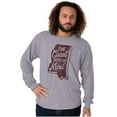 thumbnail image 5 of Coast With The Most Mississippi Long Sleeve TShirt Men Women Brisco Brands S, 5 of 5