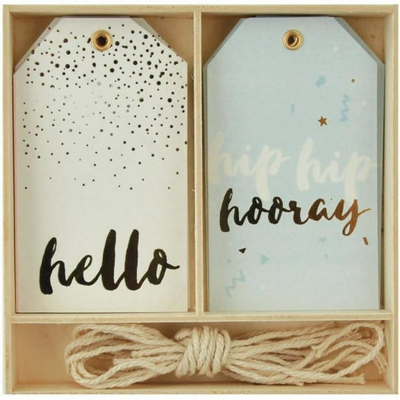 Hip, Hip, Hooray Gift Tags   Kaisercraft