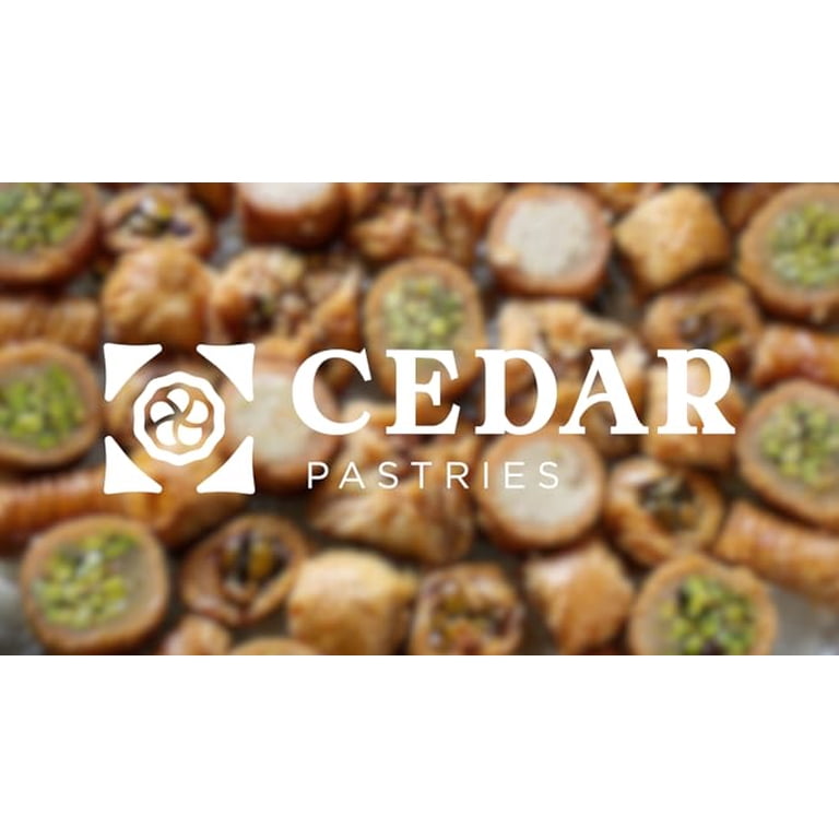 Cedar Pastries Authentic Mediterranean Pastries Baklava with Honey