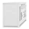 thumbnail image 4 of Cosmopolitan 72 inch Wide Solid Wood TV Stand in White For TVs up to 80 inches, 4 of 6