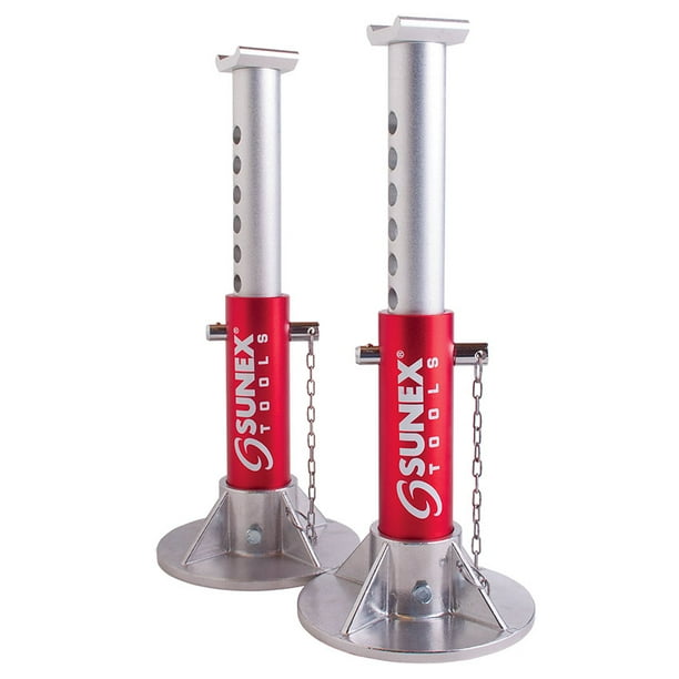 Sunex Tools 1003AJ 3 Ton Aluminum Jack Stand Pin Style