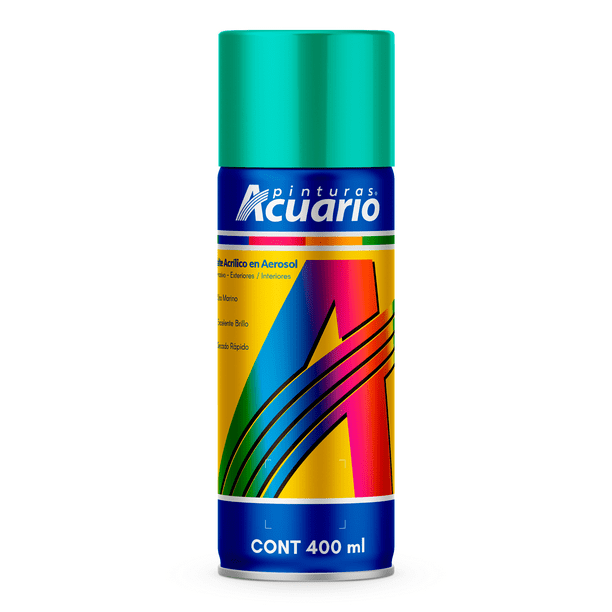 Aerosol Acuario Brillante 400 ml Verde Esmeralda