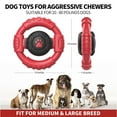 thumbnail image 4 of Pet Deluxe Extreme Tough Dog Chew Toys for Aggressive Chewers, Extra Durable Dog Squeaky Toys for Medium Breed, Indestructible Nylon Dog Toys for Large Dogs, Keep Dogs Busy, 4 of 7