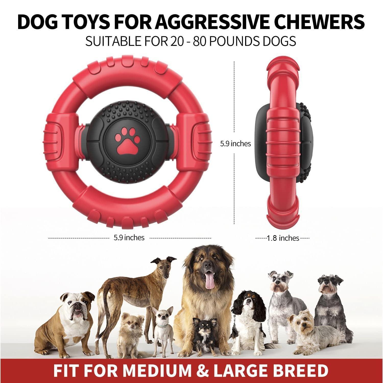 Pet Deluxe Extreme Tough Squeaky Dog Chew Toy photo 3