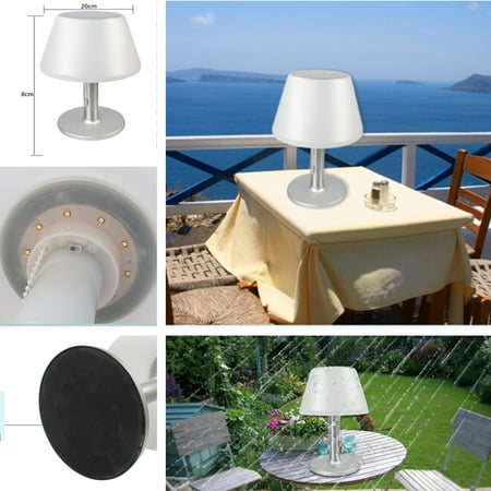Led Waterproof Stainless Steel Solar, Solar Powered Table Lamp