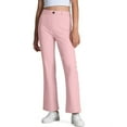 thumbnail image 2 of GBSYEWXS Trousers For Girls Children Uniform School Solid Color Full-Length Relaxed Straight-Leg Elastic Waist Daily Wear Pink Pants Size 13-14 T, 2 of 8