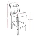 thumbnail image 4 of CorLiving Antonio Counter Height Barstool in Bonded Leather, 4 of 4