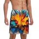 thumbnail image 2 of Fotbe Colorful Paint Print Pantalones Cortos de Pijama para Hombre, Ropa de Dormir, Pantalones de Pijama Cortos para Hombre-XX-Large, 2 of 6
