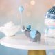thumbnail image 2 of YeahiBaby Lovely Balloon Elephant Doll Resin Cake Ornaments Small Crafts Dessert Table Decor for Party Shop (Sky-blue), 2 of 4