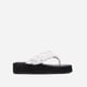 thumbnail image 4 of Zapatillas de tacón inclinado de una línea para mujer, novedad de verano, informales, a la moda, para exteriores Wmkox8yii hj789, 4 of 4