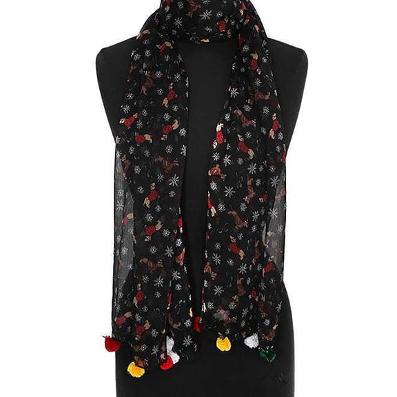 Cejon Bundled Up Pooches Scarf (Black)